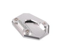 Repackage For V-STORM 800DE VSTROM 800DE 1050DE 2023-2024 Kickstand Foot Side Stand Extension Pad Support Plate Enlarge(Silver)
