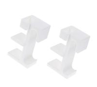 Repair Connector Pair with 2 Clip-in Frame Pieces, White | for Folding Feeding Chair Link Maintenance Needs Daily Household