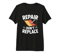 Repair Dont Replace Visible Mending Slow Fashion Repair Premium T-Shirt