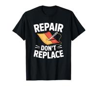 Repair Dont Replace Visible Mending Slow Fashion Repair T-Shirt