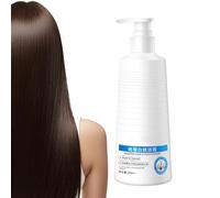 Repair Hair Conditioner - 18x7x6cm Moisturising Tube, Natural Keratin Blend, Leave-In Smooth Conditioner with Shine Enhancer | Strengthening Care for Dry Curly Hair, Men, Women, Everyday Travel Use