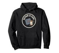 Repair Is Care | Visible Mending Pullover Hoodie