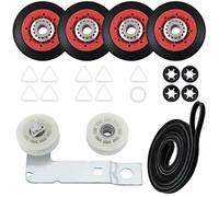 Repair Kit 4392067 W10837240 Idler Pulley for with Dryer and Repair Crafted from Plastic W10837240 Idler Pulley Assembly with Bracket (1)