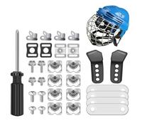 Repair Kit for Baseball Catchers, 31 Pieces with Staples Screws Replacement Gaskets - Metal Accessories for Sports, for Family Use Adults Men Women Garden and Outdoor Sports Lib