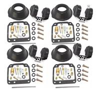 Repair kit Motorcycle Carburetor Repair Kit Fuel System Float Plunger Diaphragm For Yamaha XJ550 1981-1983 XJ 550(Style 2)