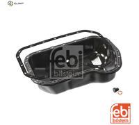 Oil pan set Steel Rubber/Metal 02004 FEBI BILSTEIN for VW SEAT