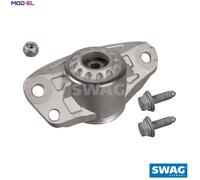 SWAG Autoteile Shock Absorber Mount 30 93 7893 - Rear Axle Rubber/Metal - for VW SEAT SKODA