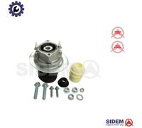 X2 PCS FRONT AXLE REPAIR KIT, SUSPENSION STRUT SUPPORT MOUNT 849401KIT SIDEM