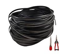 Repair Kit（Wicker + Weaving Tool）for Wicker Table and Chair, PE Rattan for Outdoor Patio Furniture, All-Weather Wicker for Conversation Set Repair-75m (250 ft) (Black)