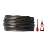 Repair Kit（Wicker + Weaving Tool）for Wicker Table and Chair, PE Rattan for Outdoor Patio Furniture, All-Weather Wicker for Conversation Set Repair-75m (250 ft) (Coffee)