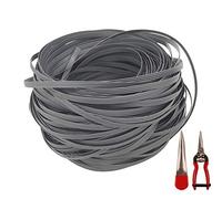 Repair Kit（Wicker + Weaving Tool）for Wicker Table and Chair, PE Rattan for Outdoor Patio Furniture, All-Weather Wicker for Conversation Set Repair-75m (250 ft) (Grey)
