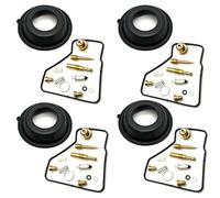 repair kits Motorcycle Accessories Carburetor Repair Kits Diaphragm Gasket Set 4x For VF500C V30 For Magna VF500F VF 500(Style C)