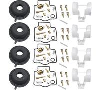 repair kits Motorcycle Carburetor Repair Kit Vacuum Diaphragm Float Kit Gasket Diaphragm For ZZR400 ZX400 1990-2006