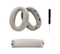 Repair Parts Bundle Compatible for WH-1000XM2 MDR-1000X, Oval Ear Pads Headband Cover Screwdriver Pack Set Headphone Replacement Ear Pads Headband Cover Oval Cushion Repair Bundle Mounting Tabs