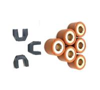 Repair parts Motorcycle Variator Weights Rollers 18x14mm 7 8 9 10 11 12 13 14 15 16 17 18g + Variator Sliders Compatible Scooter 125cc 150cc(7g)