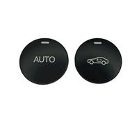 Repair Patch Compatible with Benz C E CLS GLK Class W204 W212 ABS Car Console AC Media Volume AUTO Buttons Sequins Cover Stickers Trim(AUTO Black)