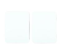 Repair Patches 4Pcs Iron On Clothing Repair Multi-Colored Fabric On Strong Glue Cotton Patch for Clothes Jean Decor for DIY(12 White 4Pcs)