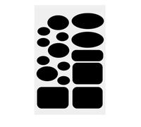 Repair Patches Washable Self Adhesive Patch Clothes Waterproof Nylon No Sew Tear for Down Jackets Pants Machine Black for DIY(Color 3)