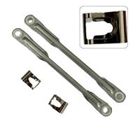 Repair Push Rod Set for FIAT PUNTO 1999-2006 Wiper Mechanism Plastic Socket with 2 Repair Clips for Front Windshield Wiper Linkage