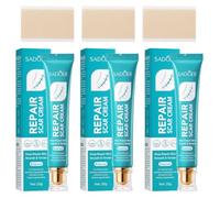 Repair Scar Cream Silicone Scar Gel Stretch Mark Cream Stretch Marks Removal for Body, Traumatic Scars, Burns, Pigmentation and All Types of Scars. 3 Pcs Comes with 2 Scar Stickers