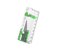 Repair Setup Alignment Ruler Acrylic Tool with Metric Scale and 1.0 Mm/m Reading Accuracy for Job Use Alignment Ruler Acrylic Bubble Gauge Repair Setup Tool Door Window Fitting Pipe