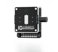 Repair Station for IC Chips with Telescopic Clamp, Quick Heating 160-250°C, Precise Removal Platform for Glue and Solder, Safe Working Area 18 x 21 mm, Compact Design for