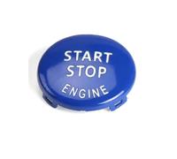 Repair sticker Compatible With BMW X5 X6 E70 E71 E72 2008-2013 64119310445 Car Dashboard Air Conditioning Trunk Release Engine Start/stop Key Button Cover(Start button Blue)