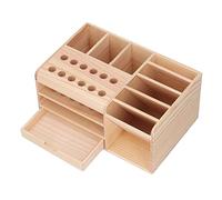 Repair Tool Organizer, Storage Parts Box for Screwdriver Screw Tin Scraper Soldering EtcRepair Synthetic Wood Strong Smoothly Wooden Classified Edges
