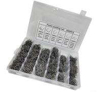 Repair Welding Nails Set for Automotive Plastic Components for - Bumper, Dashboard & Lamp Holder Rebuild Using Low Melting Point Soldering Wire for - 6 Size(3000PCS)