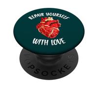 Repair Yourself With Love Japanese Pottery Kintsugi Art PopSockets Adhesive PopGrip