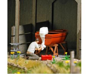 Repairing a boat Busch 79815