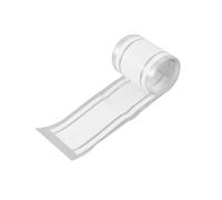 REPAIROCK 1.97"x70.87" Car Hood Stripe Pattern Sticker Exterior Decal White Durable Material Auto Replacement Parts