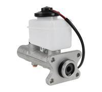 REPAIROCK 1 Pc Brake Master Cylinder for Toyota HILUX LN3 LN6 1983-1998 Hydraulic Master Cylinder Durable Aluminum Alloy Engine Compartment with Reservoir Silver Tone