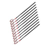 REPAIROCK 10 Pcs Universal LED Strip Light 12V for Car Motorcycle Red Light Durable Material Auto Replacement Parts