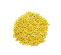 REPAIROCK 1000pcs AWG18 1mm2 Insulated Cord End Terminal Wire Ferrules Yellow Auto Replacement Parts
