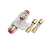REPAIROCK 4 6 8 Gauge AWG Inline Fuse Holder with 70A AGU Fuses for Car Auto Durable Material Auto Replacement Parts