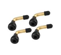 REPAIROCK 4 Pcs Universal PVR60 Tubeless Tire Valve - Motorcycles - Gold Tone Durable Material Auto Replacement Parts