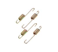 REPAIROCK 4pcs 8cm Length Gold Tone Motorcycle Brake Pedal Return Spring Auto Replacement Parts