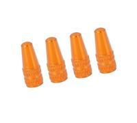REPAIROCK 4pcs French Type Valve Caps Bicycle Tire Valve Stem Caps Orange Auto Replacement Parts