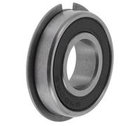 REPAIROCK 6900NR2RS Deep Groove Ball Bearings 10x22x6mm P5 Double Rubber Seal Lubricated Bearings 1 Pc Car Scooter Skateboard Wheel Universal Silver Tone Black