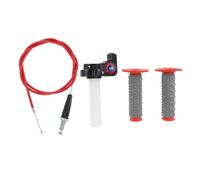 REPAIROCK 7/8" 22mm 15/16" 24mm Motorcycle Hand Grips Cover Kit Non Slip Rubber Handlebar Grips for Motorcycle Scooter Bicycle ATV Red 1 Set