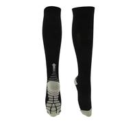 REPAIROCK Cycling Socks Anti Slip Sweat Absorb Anti Friction Outdoor Bike Socks Black Grey Size L-XL Neutral Unisex 1 Pair