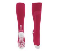 REPAIROCK Cycling Socks Anti Slip Sweat Absorb Anti Friction Outdoor Bike Socks White Rose Red Size L-XL Neutral Unisex 1 Pair