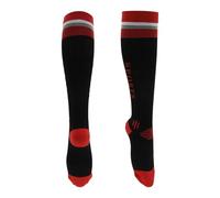 REPAIROCK Cycling Socks Sweat Absorb Anti Friction Outdoor Bike Socks Black Red Size L-XL Neutral Unisex 1 Pair Letter Stripes