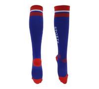 REPAIROCK Cycling Socks Sweat Absorb Anti Friction Outdoor Bike Socks Blue Red Size L-XL Neutral Unisex 1 Pair Letter Stripes