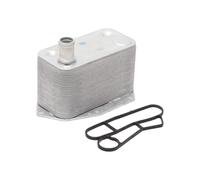 REPAIROCK Engine Oil Cooler for BMW 3 Series E46 1998-2005 Transmission Oil Cooler Trans Cooler with Bolt No.11422247204 Aluminum Alloy Silver Tone 1 Set Car