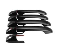 REPAIROCK Exterior Door Handle Cover Trim Front Left Front Right Rear Left Rear Right Door Handle Cover for Honda Pilot 2003-2008 Normal Glossy Black 9 Pcs