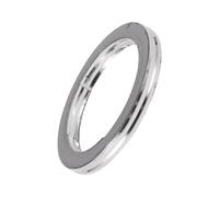 REPAIROCK ID 41mm Exhaust Manifold Gasket Prevent Leak Noise Exhaust Donut Gasket Muffler Ring Exhaust Flange Gasket for Car SUV Graphite Stainless Steel