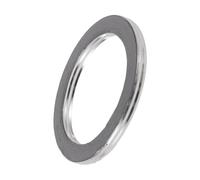 REPAIROCK ID 50mm Exhaust Manifold Gasket Prevent Leak Noise Exhaust Donut Gasket Muffler Ring Exhaust Flange Gasket for Car SUV Truck Graphite Stainless Steel