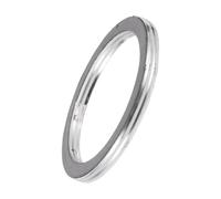 REPAIROCK ID 51.5mm Exhaust Manifold Gasket Prevent Leak Noise Exhaust Donut Gasket Muffler Ring Exhaust Flange Gasket for Car SUV Graphite Stainless Steel
